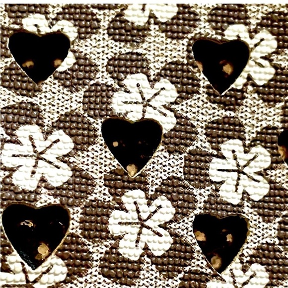 BRANGIO Italy Laser Cut Large Leather Satchel/X-body Bag - EUC - Picture 5 of 8